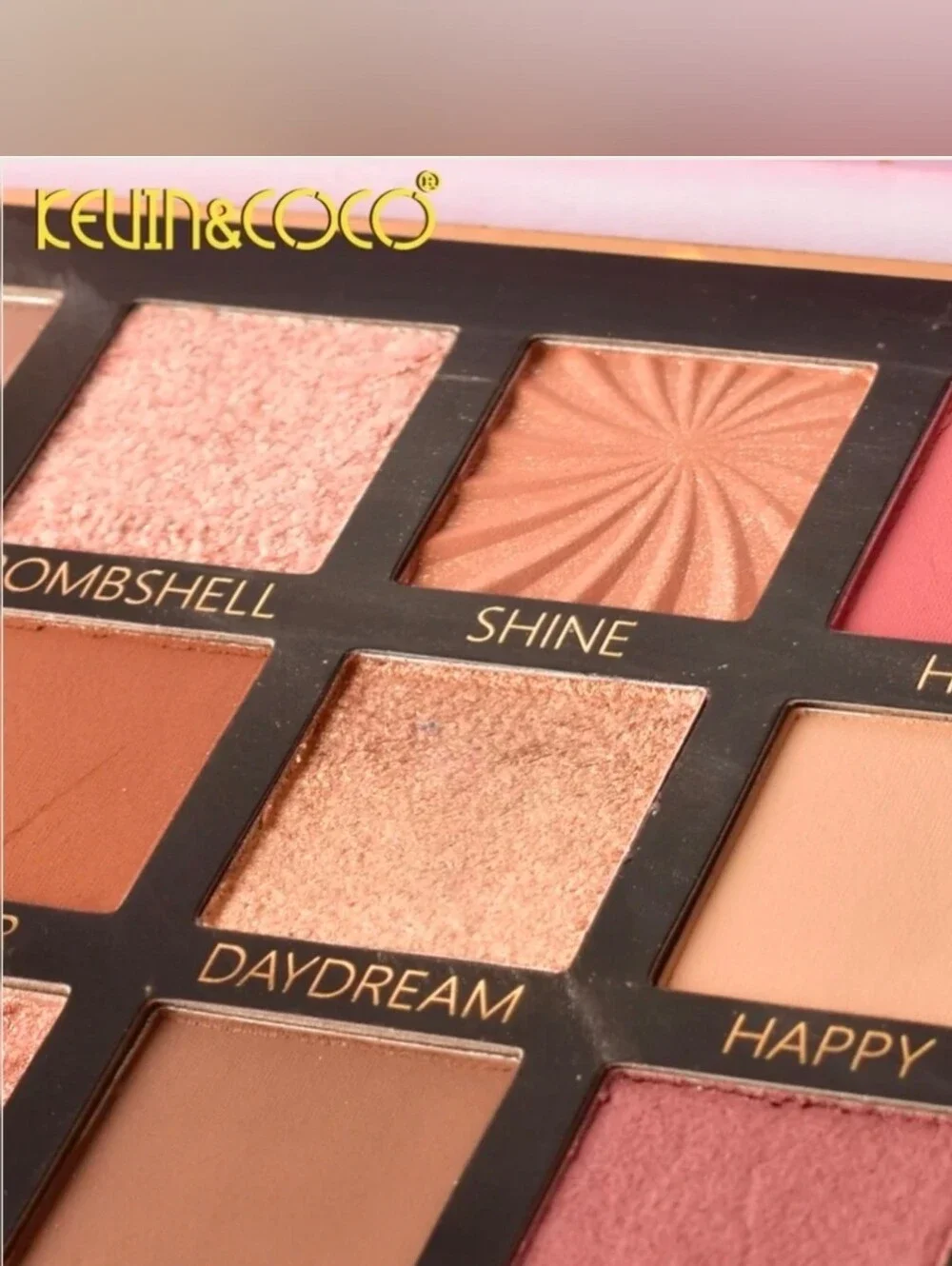 Kevin & CoCo Blooming Eyeshadow Palette - Warm Pink & Brown Shades